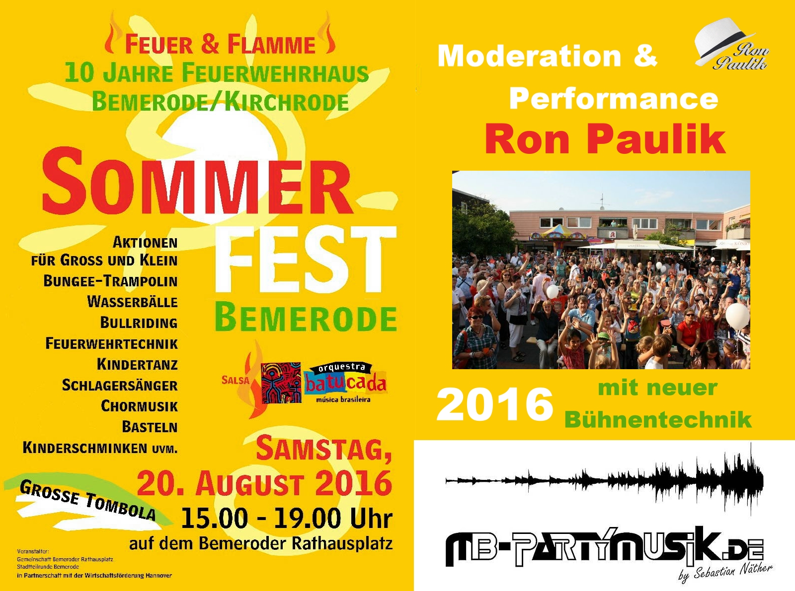 Sommerfest Bemerode mit Ron Paulik